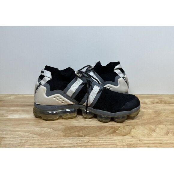 Nike Air Vapormax Flyknit Utility Black Cool Grey White AH6834-003 Men Size 11.5 - Picture 6 of 9
